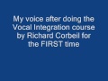 Vocal integration with the flendkrais method