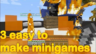 Minecraft - 3 easy to make minigames (part 19) Update