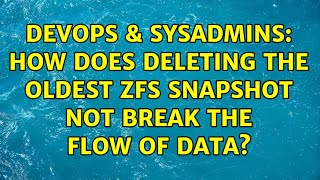 Famous DevOps & SysAdmins: How does deleting the oldest ZFS snapshot not break the flow of data? Profile