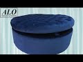 DIY - HOW TO UPHOLSTER A TUFTED STORAGE OTTOMAN - ALO Upholstery