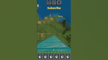 MLG Water Bucket from BUILD HEIGHT to BEDROCK #minecraft #mlg #minecraftshorts #shorts #viral #trend