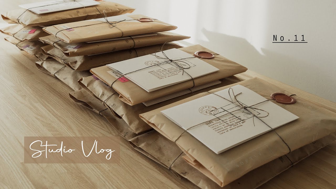 Studio Vlog #11: New products & packing orders