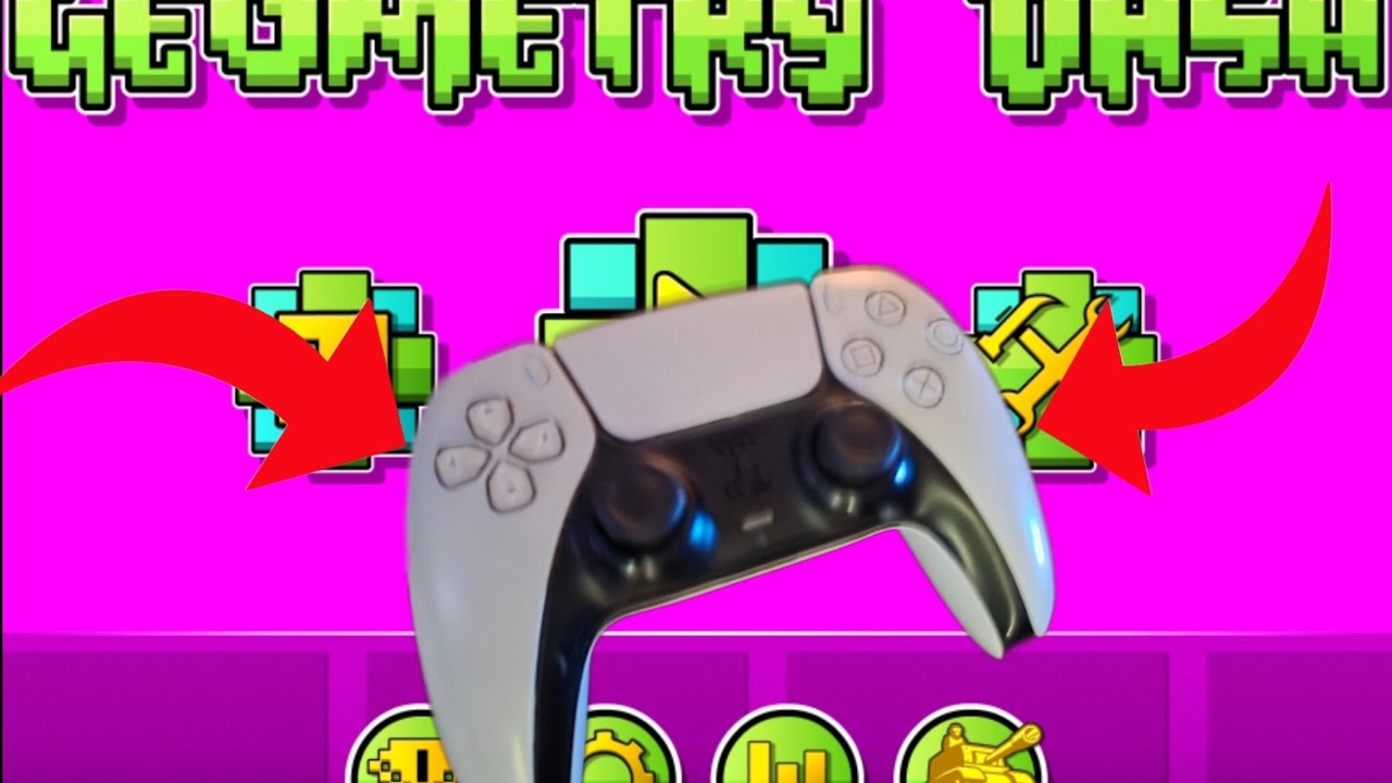 I played Geometry Dash with a controller... it was an interessting ...