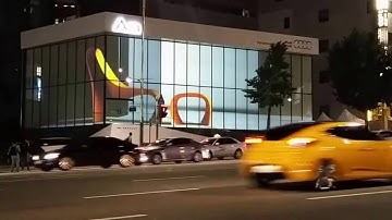 Smart Glass Windows  Retail Display Rear Projection