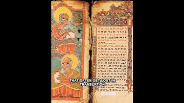 Why the ancient Ge’ez language in the 500 year old Ethipian bible holds the key to lost teachings