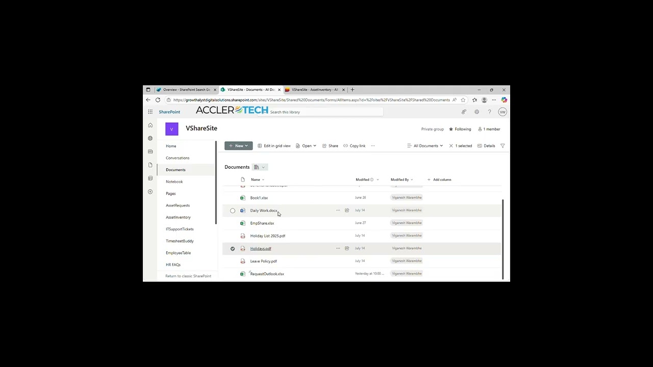 SharePoint Search Genie Demo, AI Powered Document & Record Search with Microsoft Copilot Studio