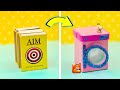 DIY Miniature washing machine from matchbox easy || Make mini washing machine @Craftube