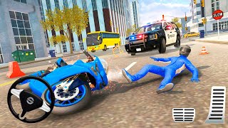 Extreme Bike Stunt Racing Games - Modern Bike Police Chase | Android GamePlay screenshot 2