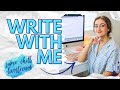 Write with me livestream  super chill writing session