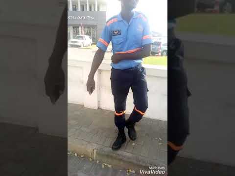 See Hw Protea Coin Group Ghana Security Guard Dance Mizkall Higher