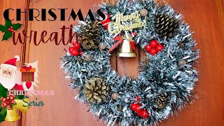 DIY Christmas Wreath under Rs.200 | Christmas Decoration Ideas | Christmas Series 2020