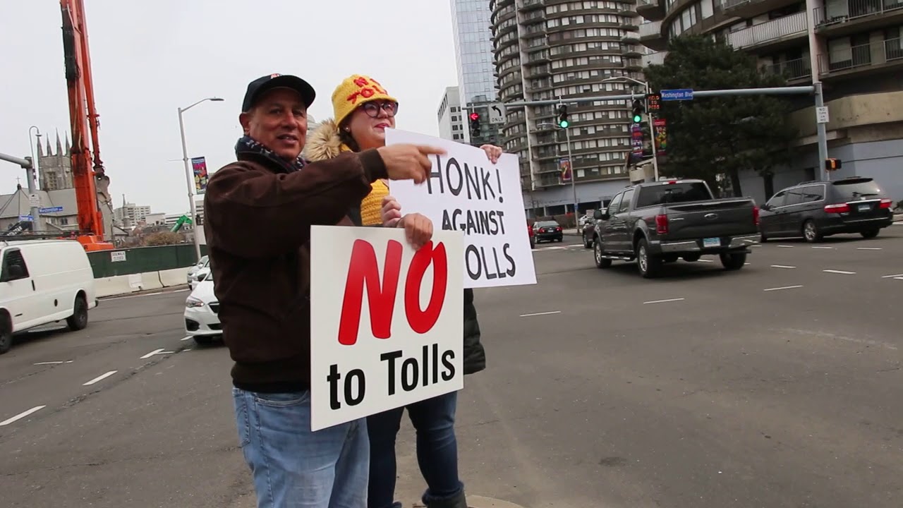 No Tolls CT Rally At Government Center In Stamford Feb 23 2019 YouTube