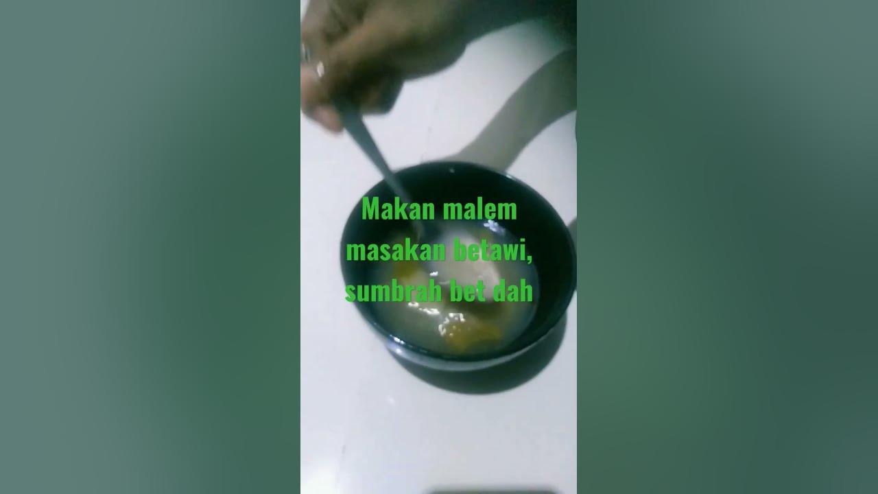 Makan malem masakan Betawi, sayur asem sambel goreng ati ampla, bikin ngilerrrr