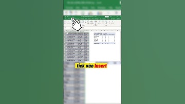 Pivot Table Báo cáo đỉnh cao nhất trog Excel #nguyenkieuduyen #mos #excel #exceltips #dalali #shorts
