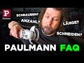 Paulmann URail Schienensystem – häufige Fragen beantwortet: Kürzen, Schrauben, Leistung & mehr 🔧💡
