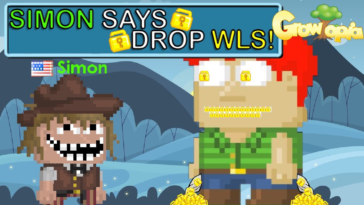 I MADE 100 PEOPLE DO WHATEVER I SAY | Growtopia Simon Says