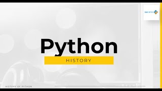 History of Python - Tutorial 1