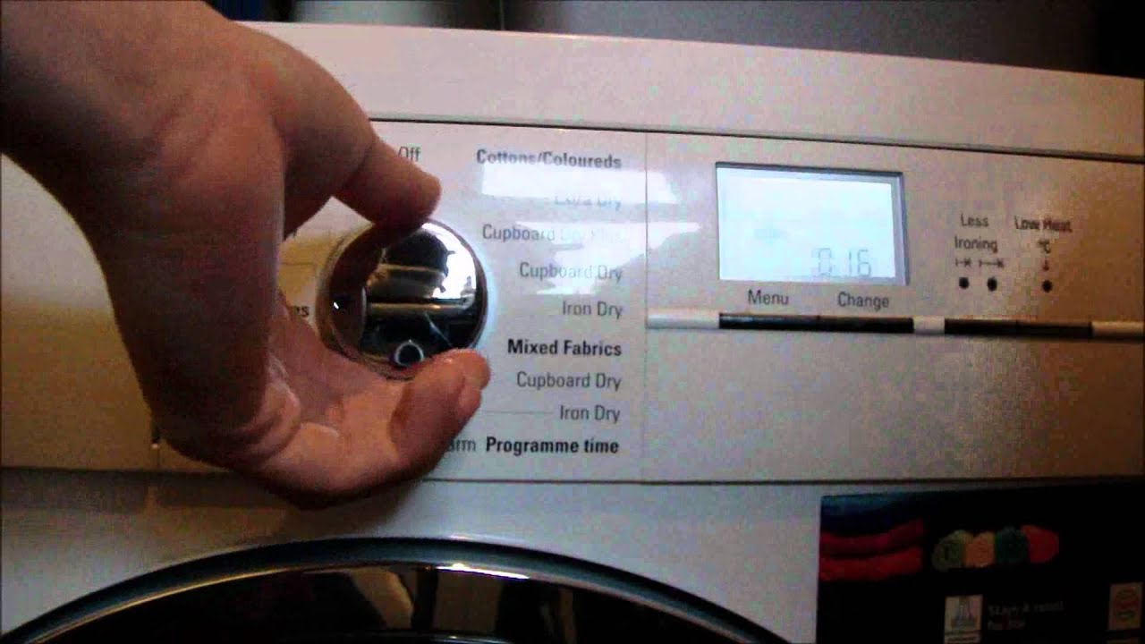 Siemens IQ700 condenser heat pump A+++++ dryer review - YouTube
