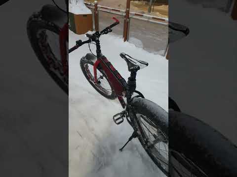велосипед зимой