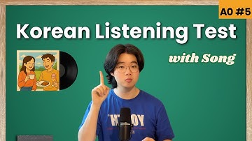 Korean Listening Test! Can you understand this song? 🎵 | Learn Korean Like a Baby (A0 #5)