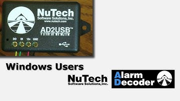 Connecting the AD2USB AlarmDecoder to your Computer running Windows