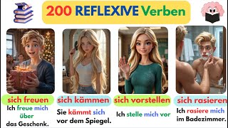 #Deutschlernen: Die 200 wichtigsten reflexiven Verben mit Beispielen