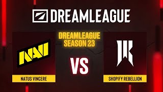 Natus Vincere проти Shopify Rebellion | Гра 2 | DreamLeague Season 23 - Group B