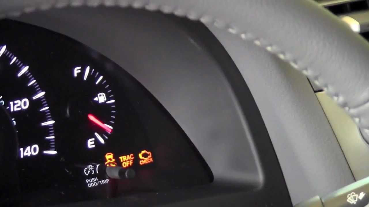 2009 Toyota Corolla Check Engine Light Vsc Off Flashing