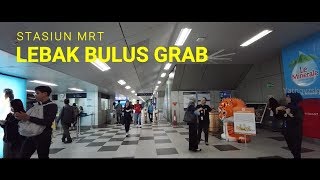 STASIUN MRT LEBAK BULUS GRAB di Malam Hari