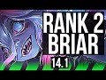 Briar vs kayn jng  rank 2 briar 1937 godlike  br master  141