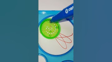 Simple Spirograph design Satisfying ASMR Video #shorts #ytshorts #shortsvideo