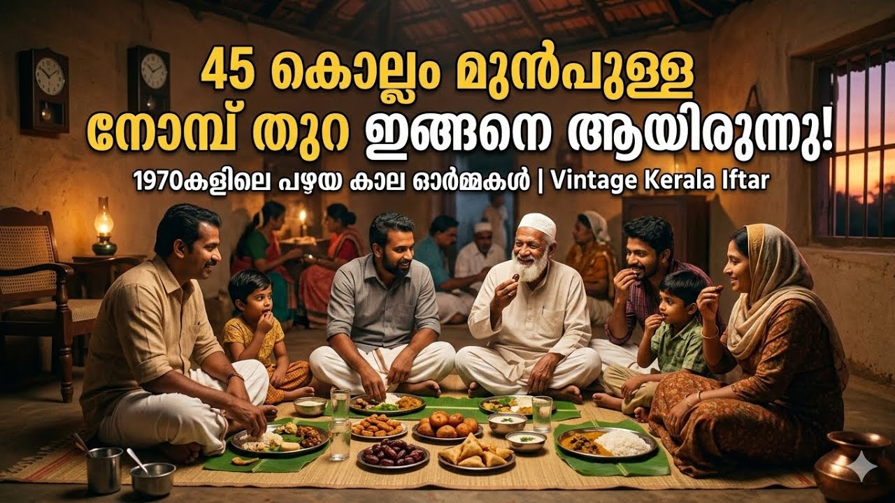 45  കൊല്ലം മുൻപ് നോമ്പ് തുറ ഇങ്ങനെ ആയ്നു  #ramadan ramadan vlog