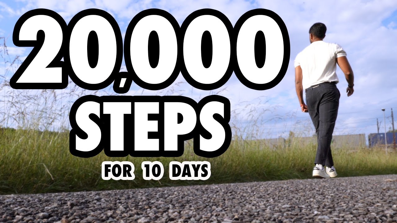 I walked 20k Steps for 10 Days - it works - YouTube