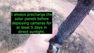 Cuddeback Solar Power Bank Review & deployment