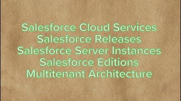 Salesforce Cloud Services