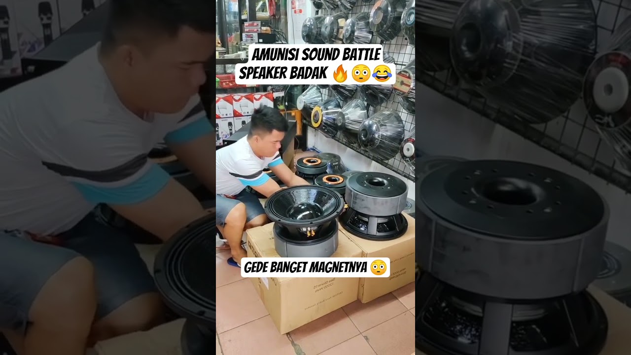Speaker badak buat battle sound. 