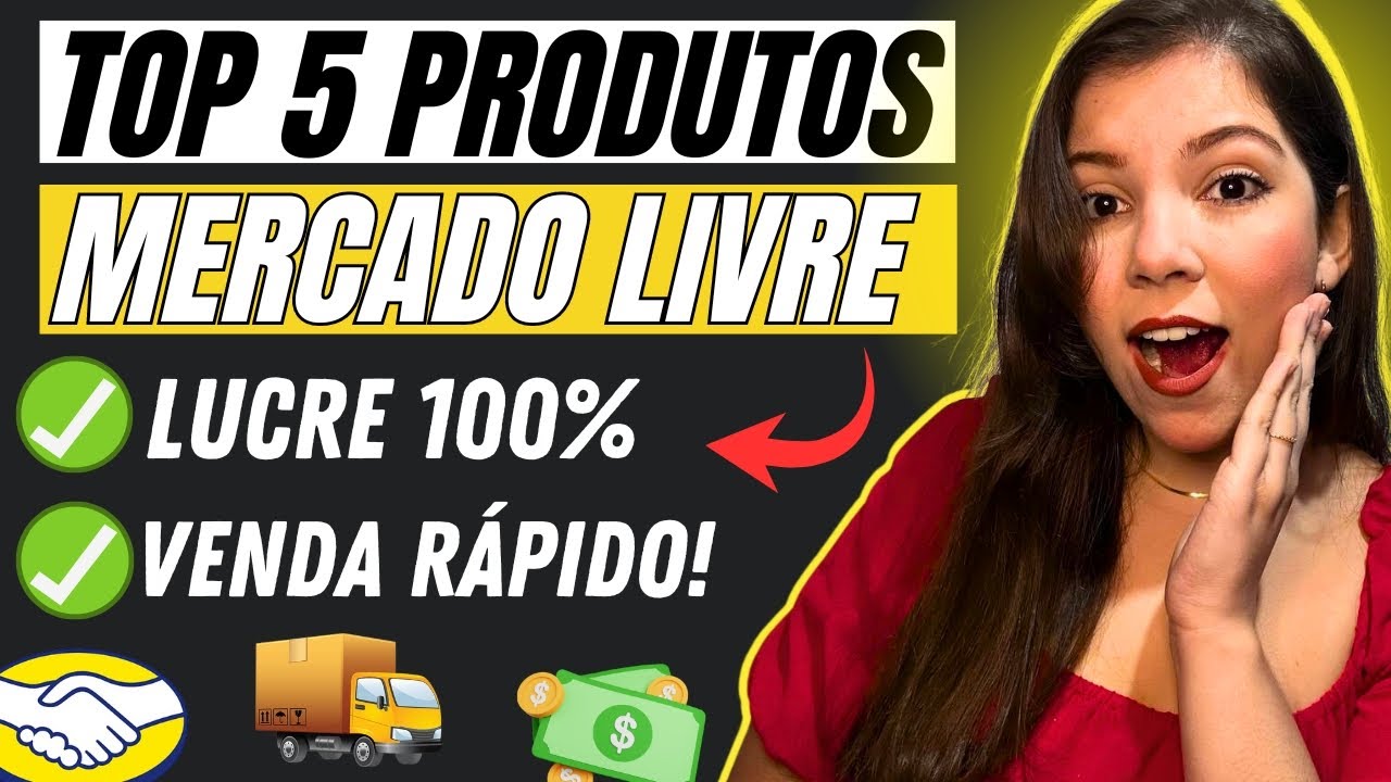 5 MELHORES Produtos Para VENDER MUITO no Mercado Livre em 2024! - YouTube