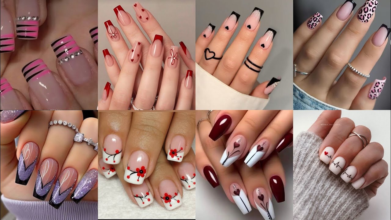 ✨❤️ Stunning Acrylic Nail Art Design Ideas for Beginners || Nail Art