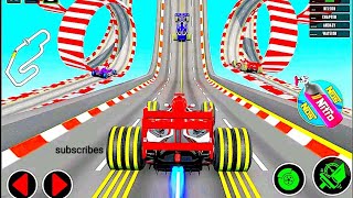 Formula Car Stunts Max Speed - İmpossible Mega Ramp Car Stunts Games - Android İos Gameplay #2 screenshot 5
