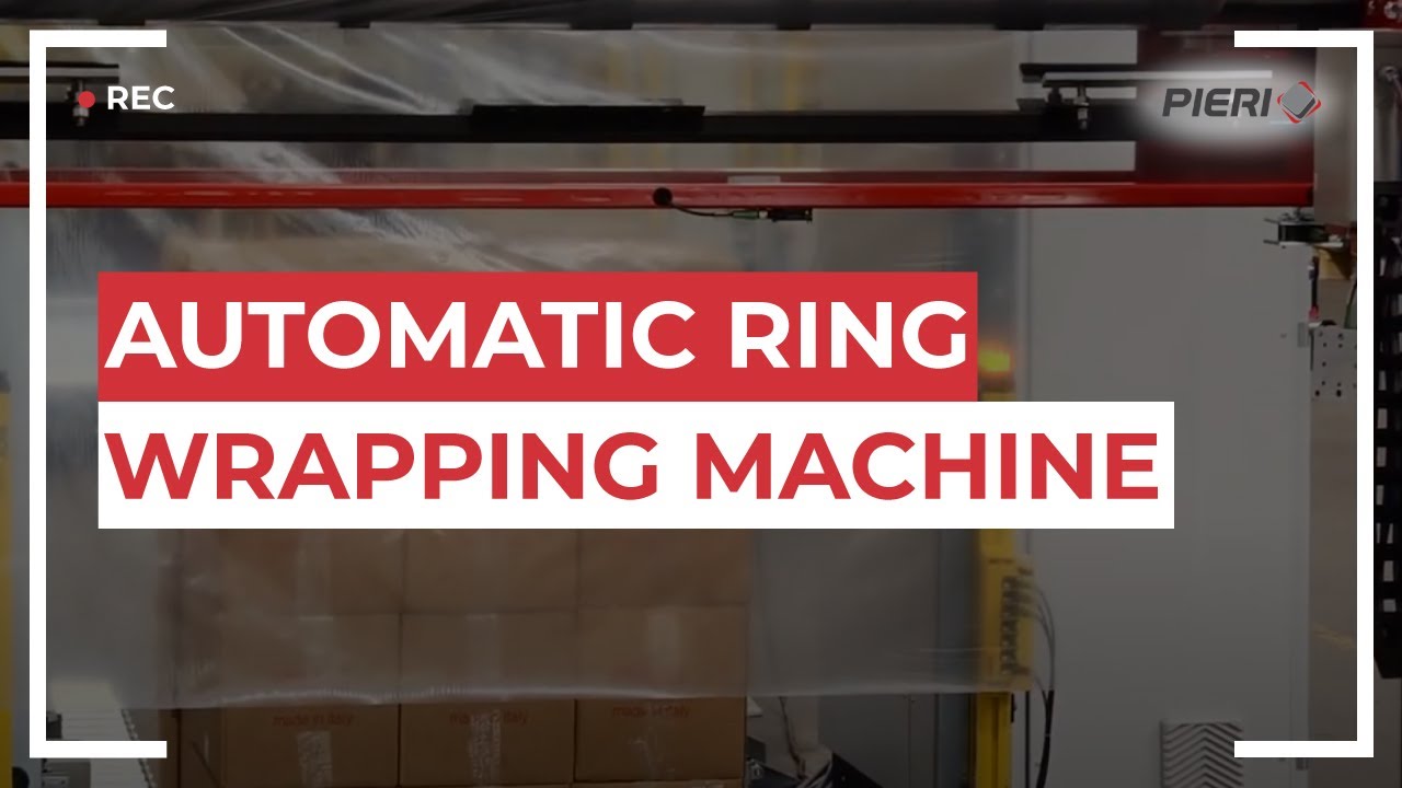 Automatic ring wrapping machine - Avvolgitore automatico ad anello | Pieri Wrapping Machine