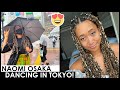 NAOMI OSAKA DANCES ON THE STREETS OF TOKYO ON HER RETURN TO JAPAN 😍 ENJOYING HER STAY IN TOKYO