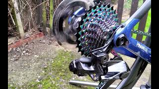 Duraace 9250  Derailleur  With 12 Speed Sram Red Rainbow  Cassette  Shifting