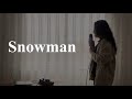 Snowman Sia Cover Lyrics Nerea Parralejo