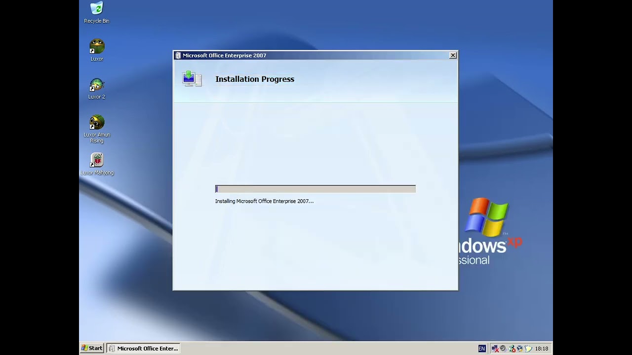 Microsoft Office 2007 Realtime Installation (Virtualbox)