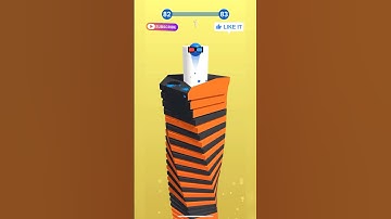 Satisfying Game| Stack Ball 3d Shorts || Stack Ball 3d Game #gaming #shorts