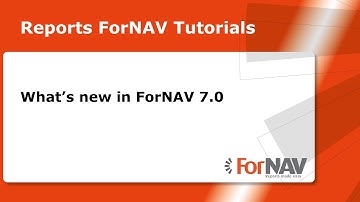 What’s New in ForNAV 7 0