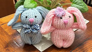 Hippity and Hoppity Chubby Bunnies ~ Loom Knitting / The Back is Very Cute as Well🤗 screenshot 4
