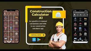 Construction Calculator A1 | Best civil engineering app #construction #civilengineering #concrete screenshot 3