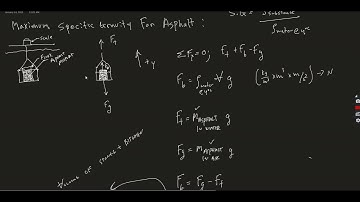 Maximum Theoretical Specific Gravity (M.T.S.G.) and Maximum Theoretical Density (M.T.D.) for Asphalt