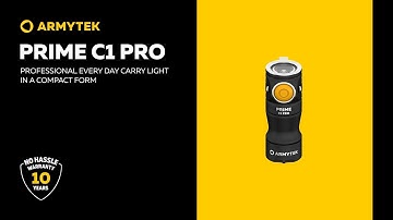 Armytek Prime C1 Pro — the most compact aluminium flashlight from Armytek